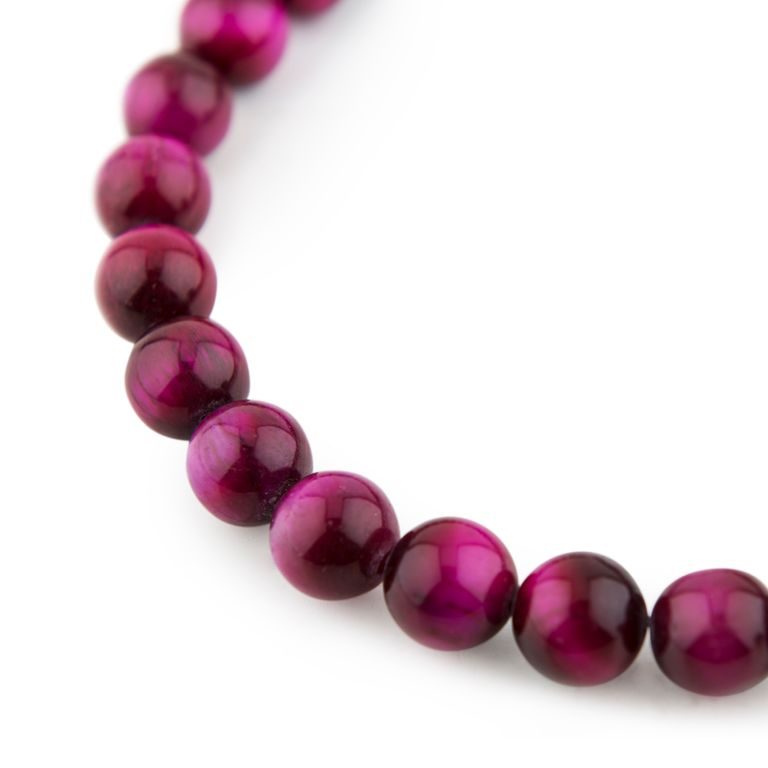 Tiger's eye magenta 10 mm