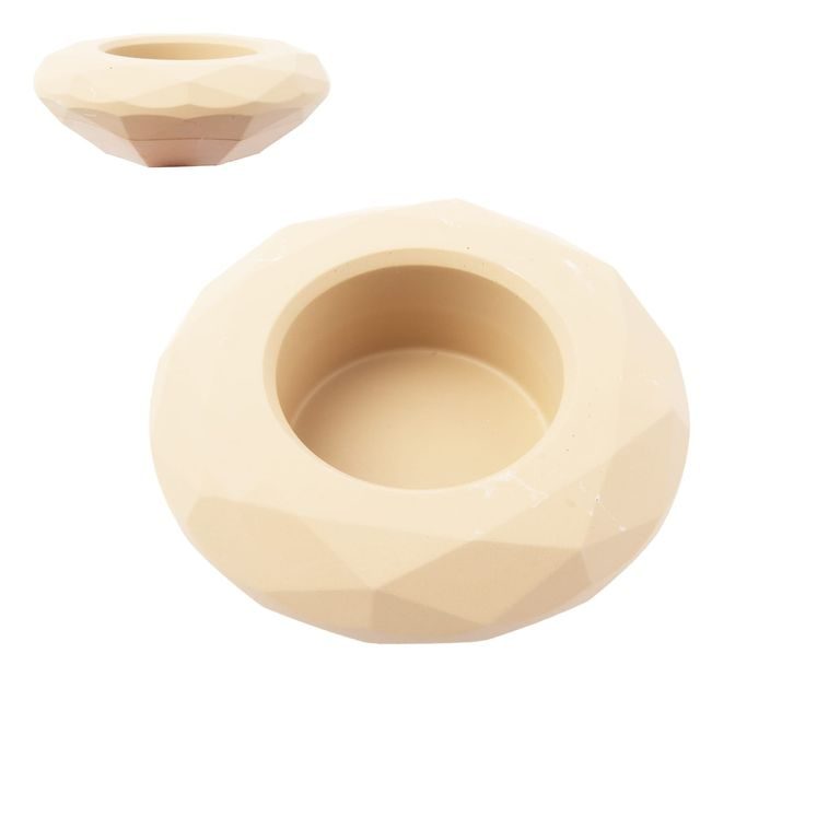 Silikonová forma na odlévání kreativní hmoty svícen diamant 109x105x37mm