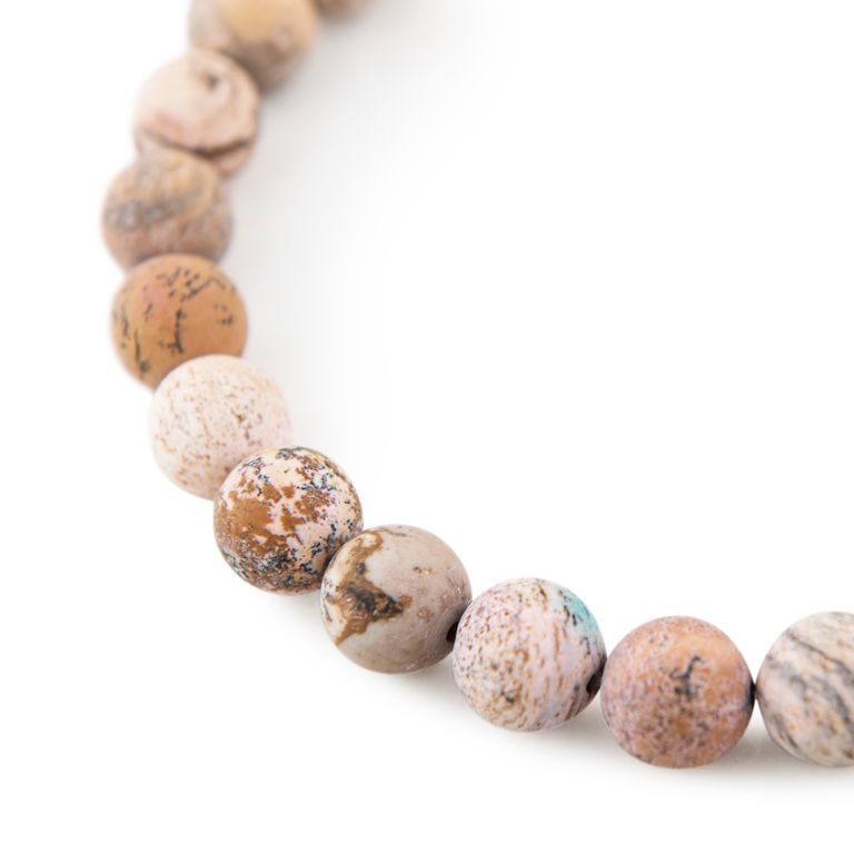 Picture jasper 10 mm matte