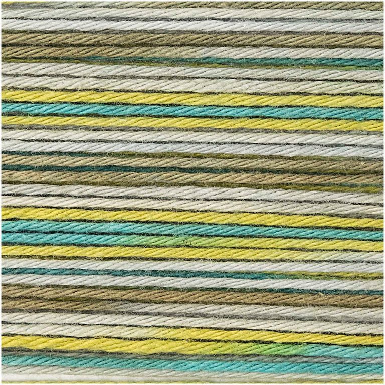 Háčkovacia priadza Ricorumi Print odtieň 005 zelený mix