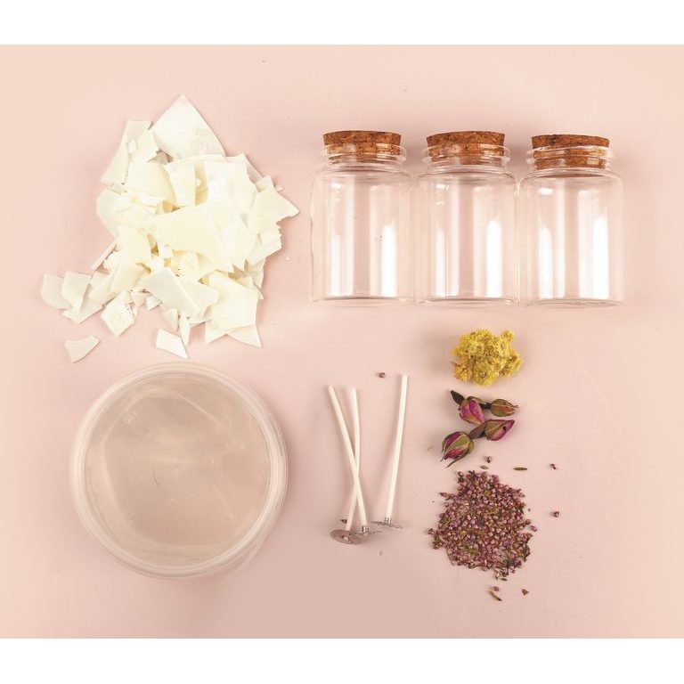 Transparent candle making kit