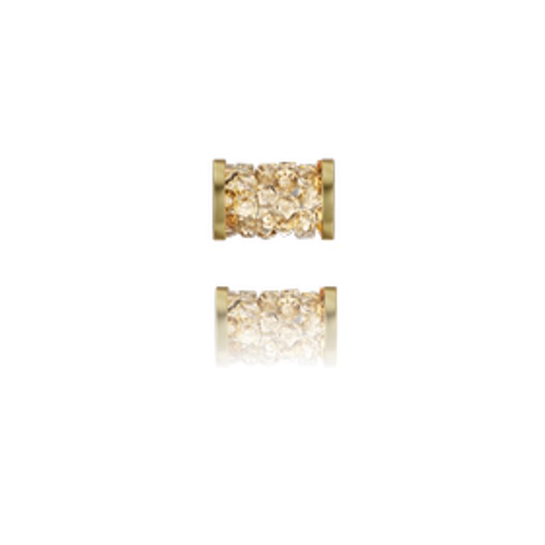 SWAROVSKI 5950 8 mm Crystal Golden Shadow Gold
