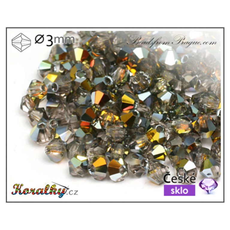 Czech crystal bicone beads 3mm No.30