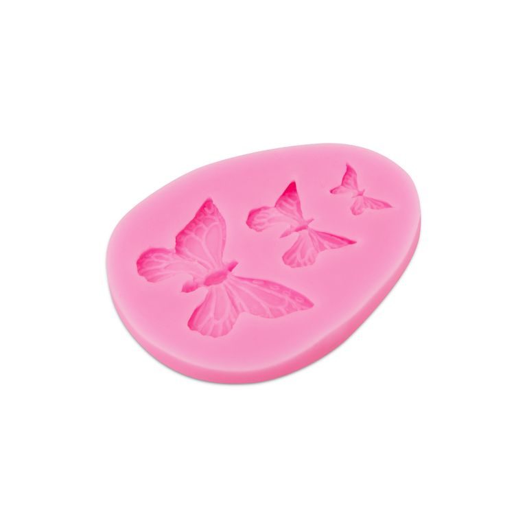 Silicone mould for a butterfly decoration