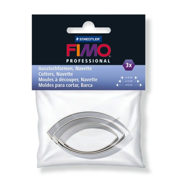 FIMO vykrajovátka ve tvaru navety 3ks