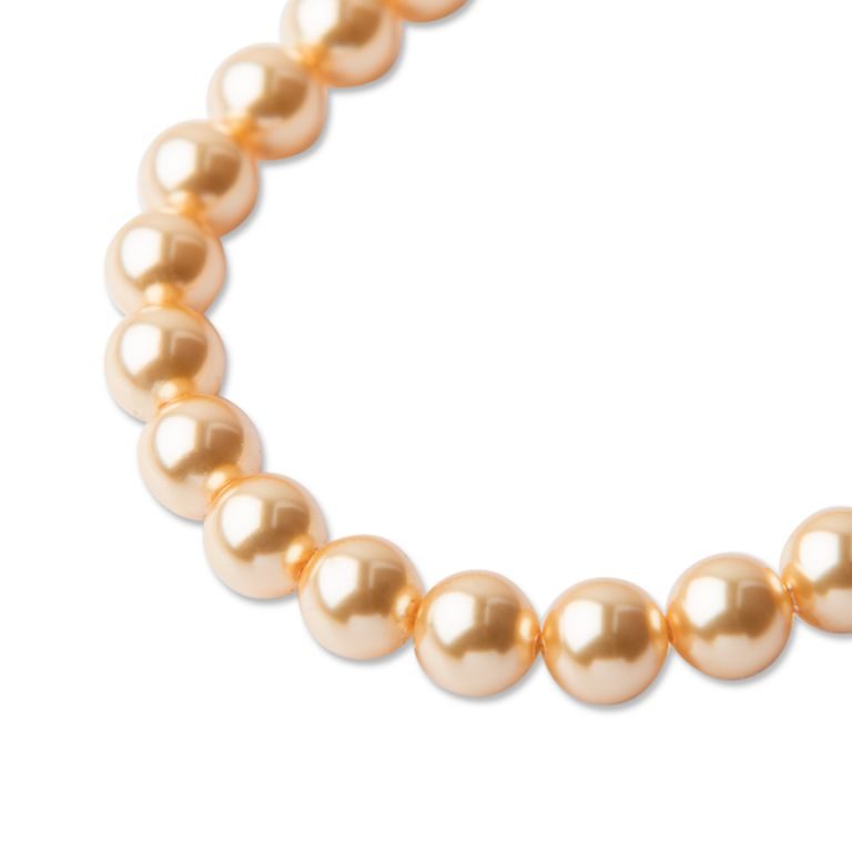 SWAROVSKI 5810 8 mm Crystal Gold Pearl Pearl