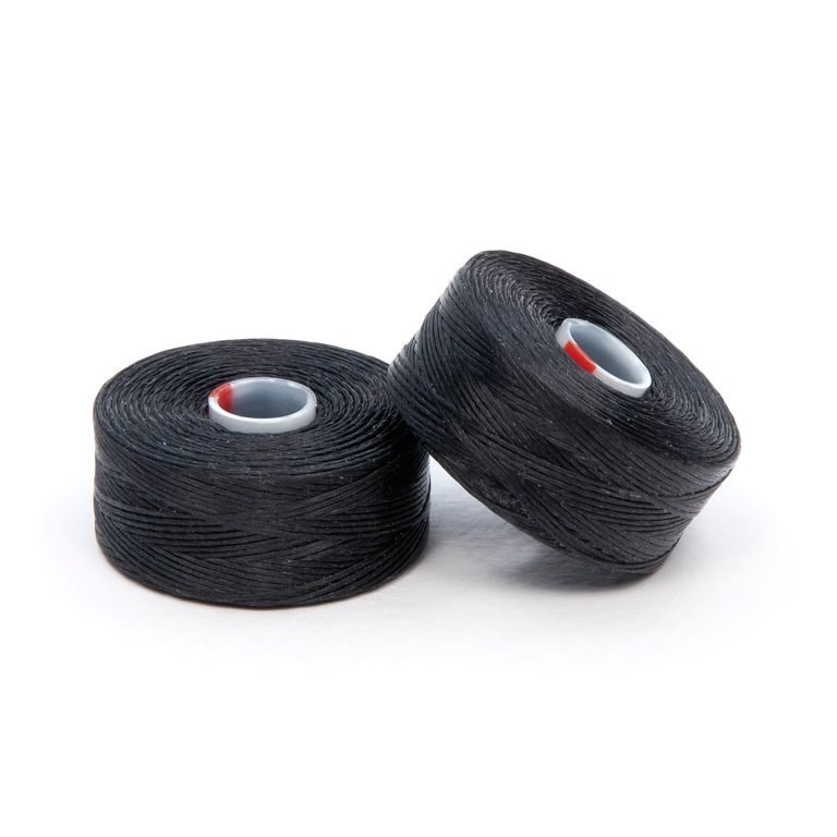 S-lon nylon beading thread AA 68m black No.12