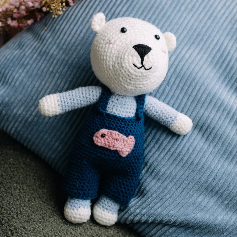 Manumi kreatívna sada na háčkovanie pán Medvedík