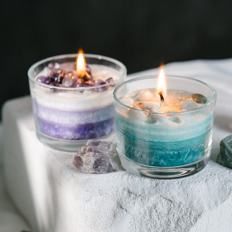 Manumi kreatívna sada na výrobu vonných sviečok s minerálmi