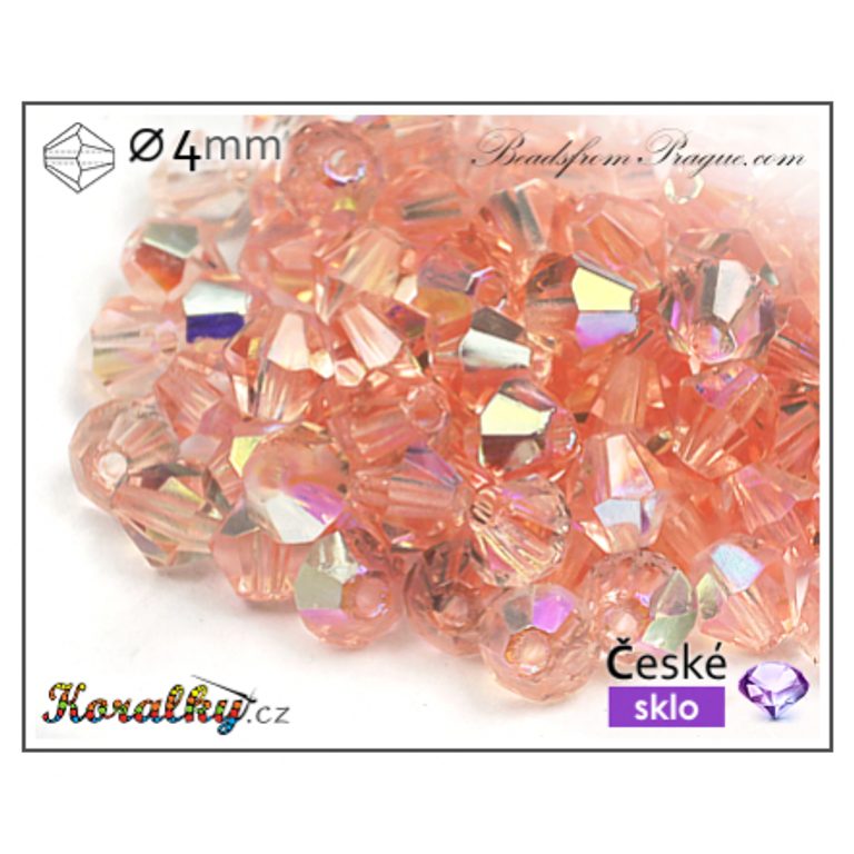 Czech crystal bicone beads 4mm No.48