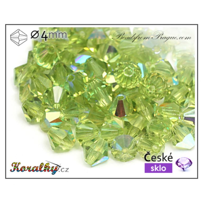Czech crystal bicone beads 4mm No.57