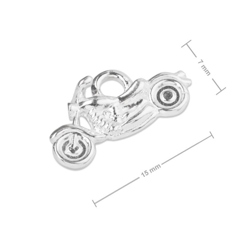 Silver pendant motorbike No.1020