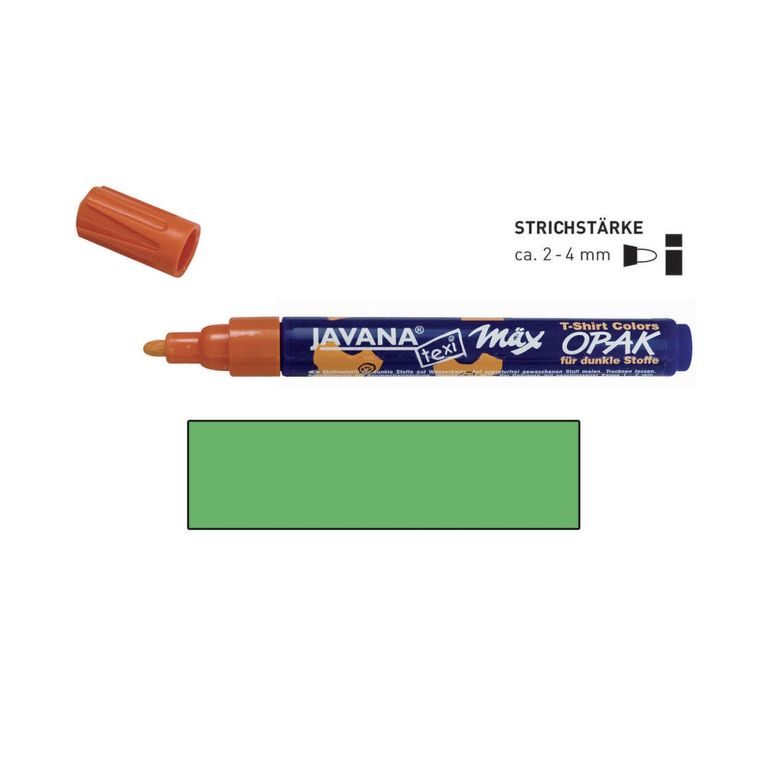 Fabric marker Texi Max JAVANA OPAK green