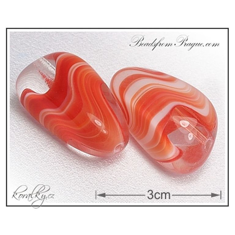 Czech glass Exclusive pressed beads No.1