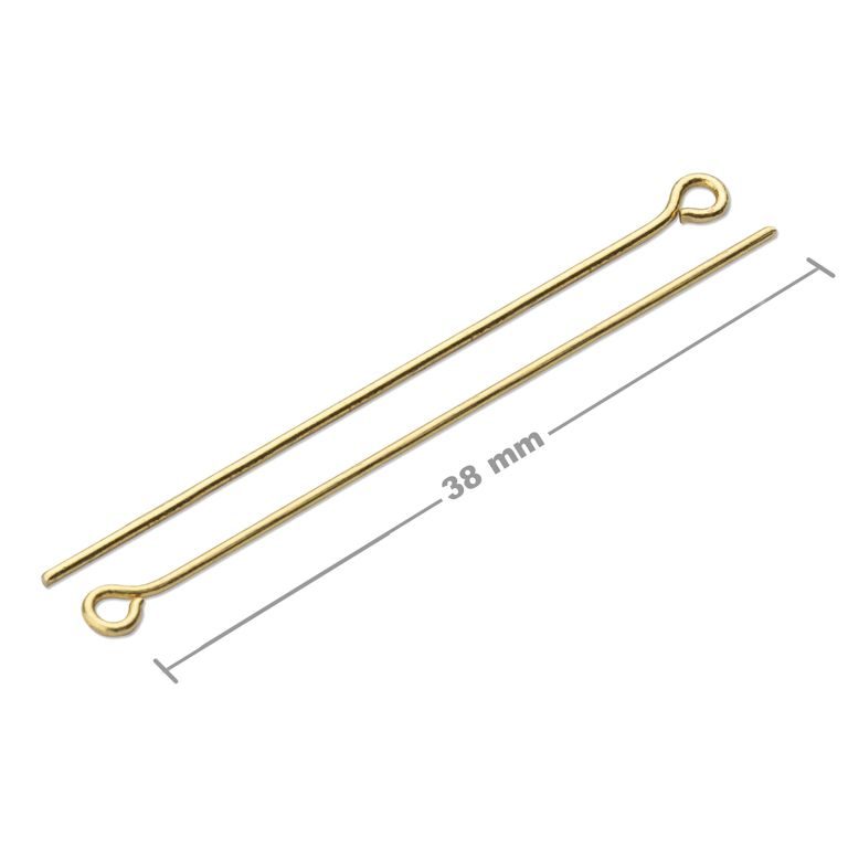 Eyepins 38mm gold