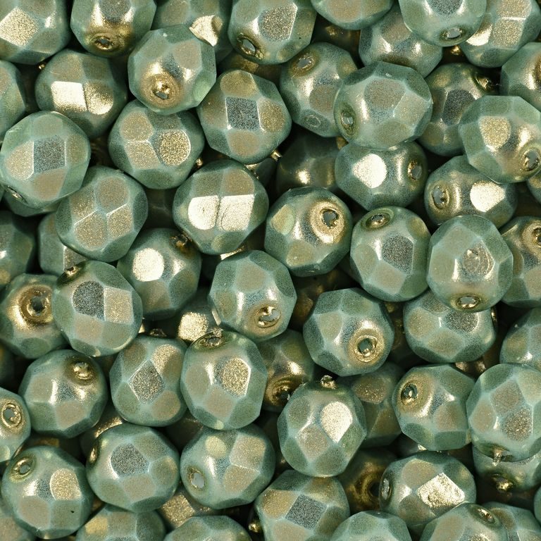 Glass fire polished beads 6mm Halo Ethereal Heavens