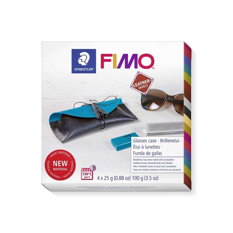 FIMO sada Leather DIY Puzdro na okuliare