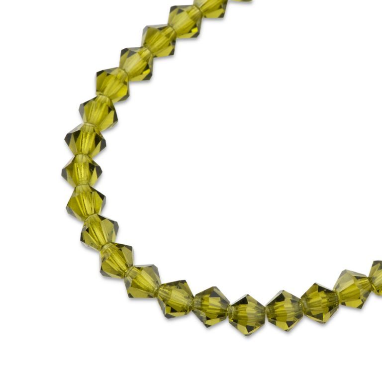 Preciosa MC bead Rondelle 4mm Olivine