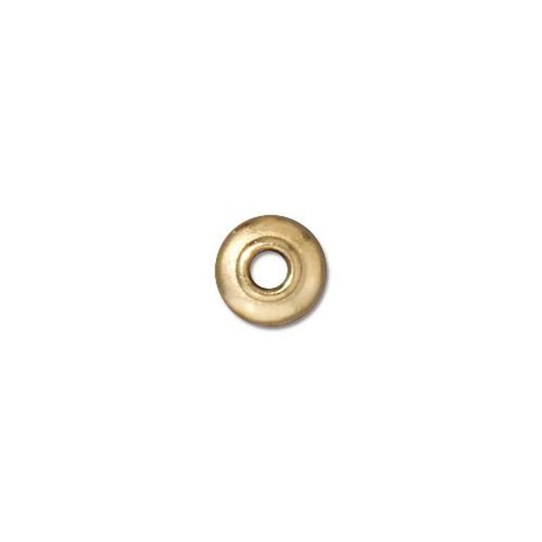 TierraCast bead cap 7mm Classic Cap antique gold No.387