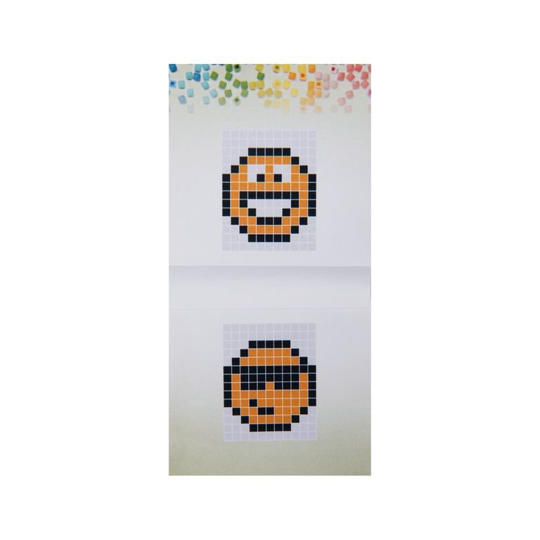 Pixel kľúčenka smajlík