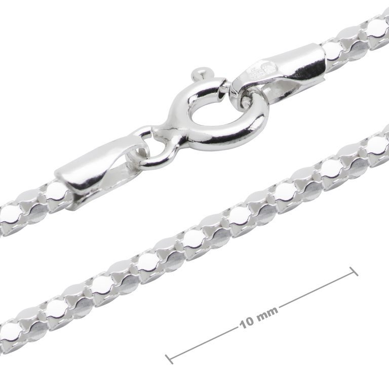 Silver chain with a clasp 45cm No.594