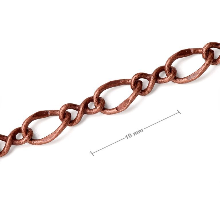 Unfinished jewellery chain antique copper No.52