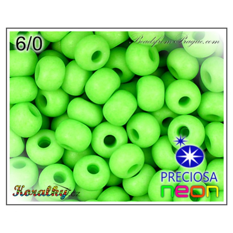 PRECIOSA seed beads NEON 6/0 (36756) No.24