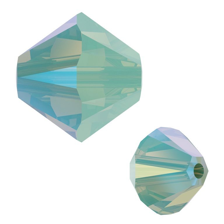 SWAROVSKI 5328 6mm Chrysolite Opal Shimmer