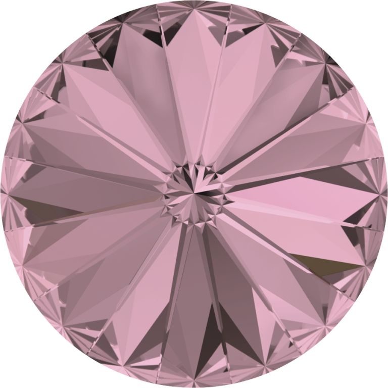 SWAROVSKI Rivoli 1122 SS 47 Crystal Antique Pink F