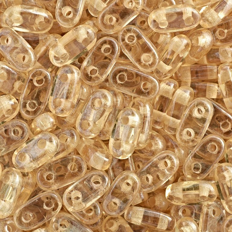 CzechMates Bar 6x3mm Luster Transparent Champagne č.369