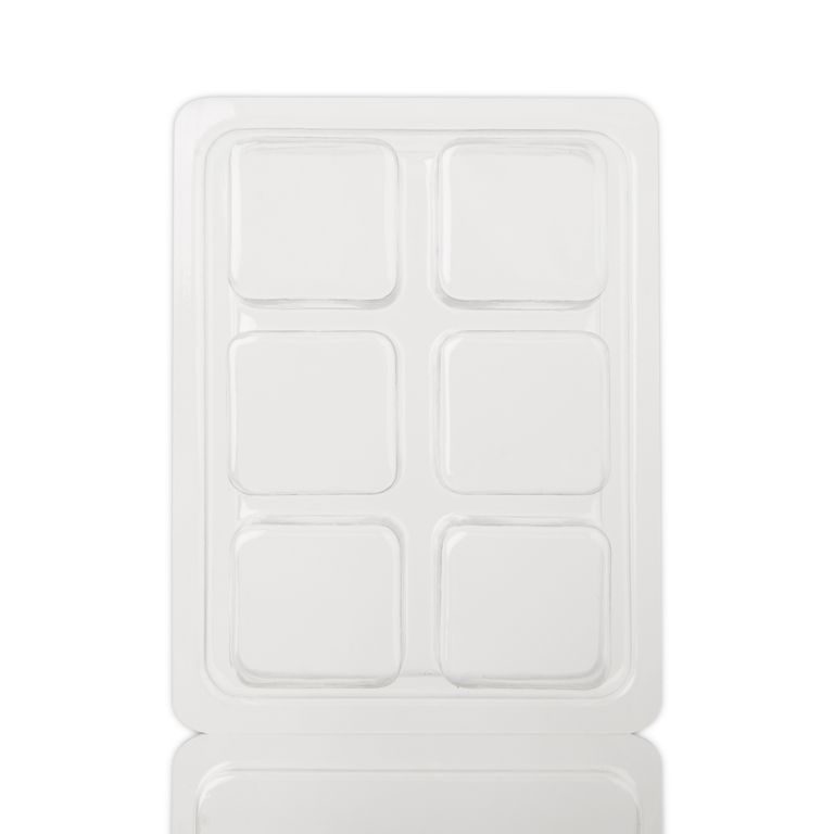 Mould for wax melts in the shape of cubes