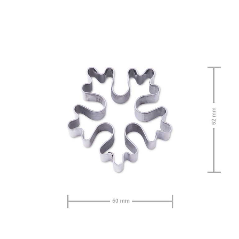 Formă de decupat fulg de zăpadă mic 50×52mm