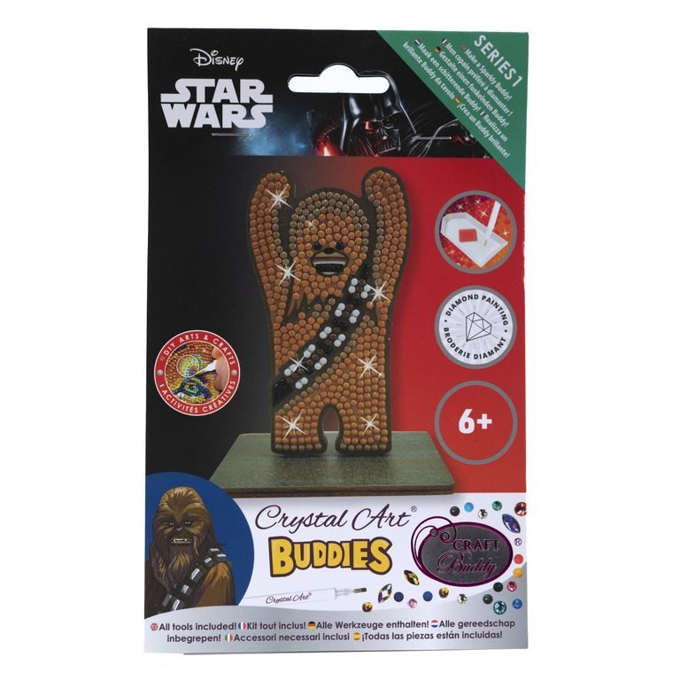 Diamantové malování postava Star Wars Chewbacca