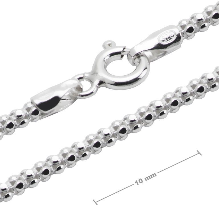 Silver chain with a clasp 45cm No.596