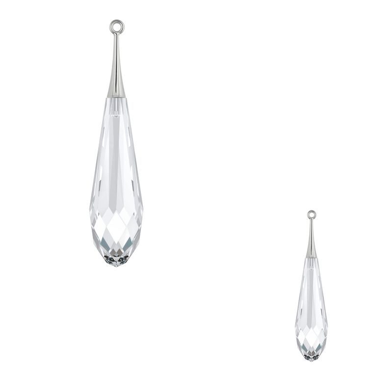 SWAROVSKI 6532 21mm Crystal Rhodium