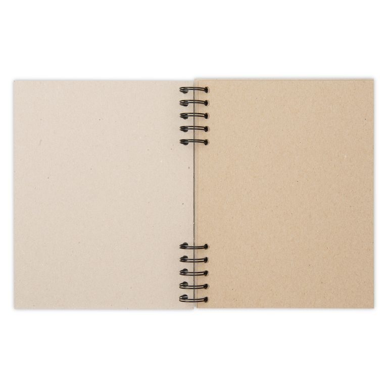 Scrapbookový kroužkový blok na výšku 35 listů A5 v přírodní barvě 160-200g/m²