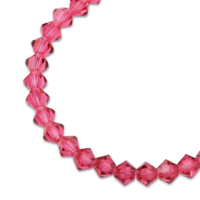 Preciosa MC bead Rondelle 6mm Indian Pink