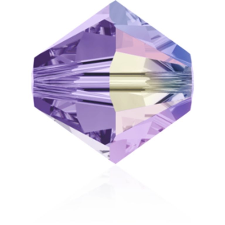 SWAROVSKI 5328 4 mm Tanzanite AB