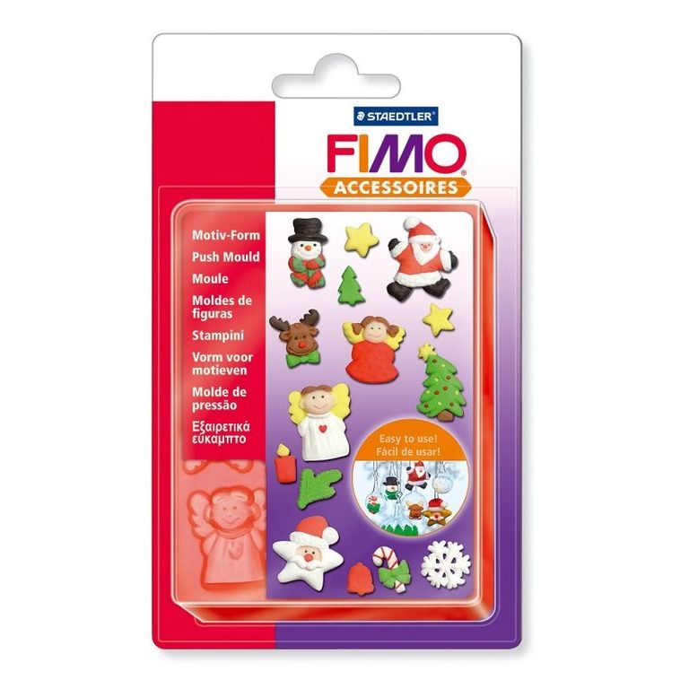 FIMO push moulds Christmas