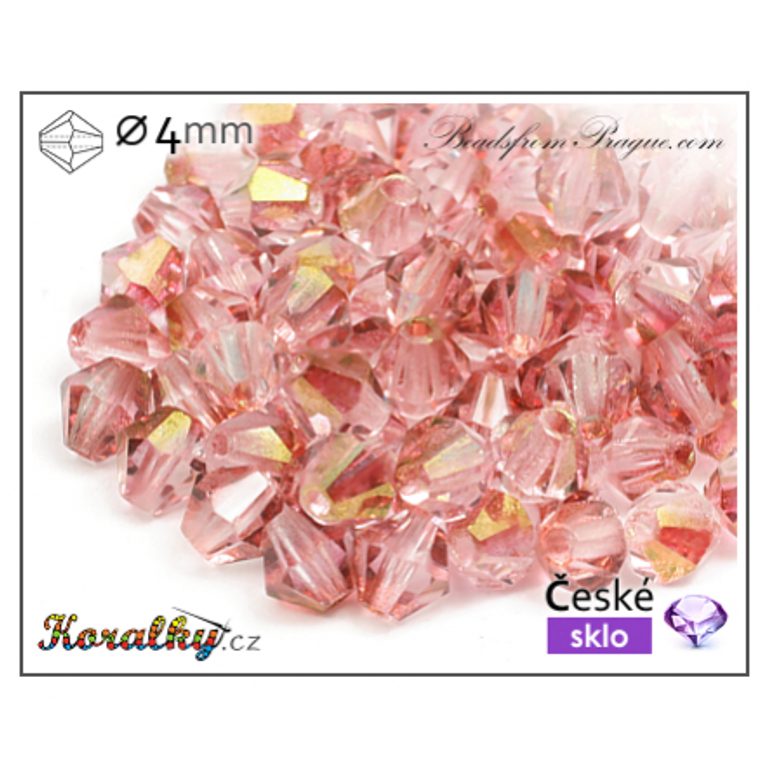 Czech crystal bicone beads 4mm No.49