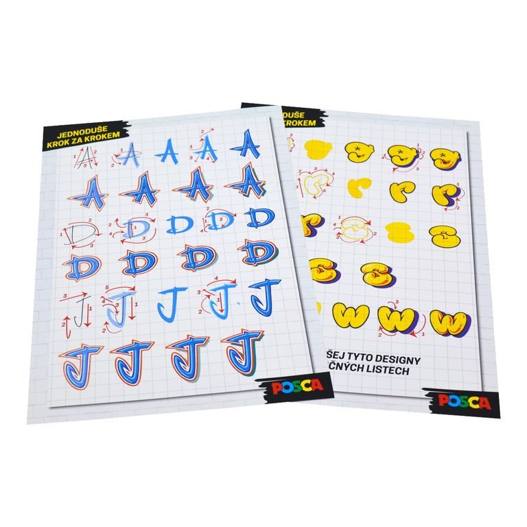 POSCA fixy sada Graffiti 20ks