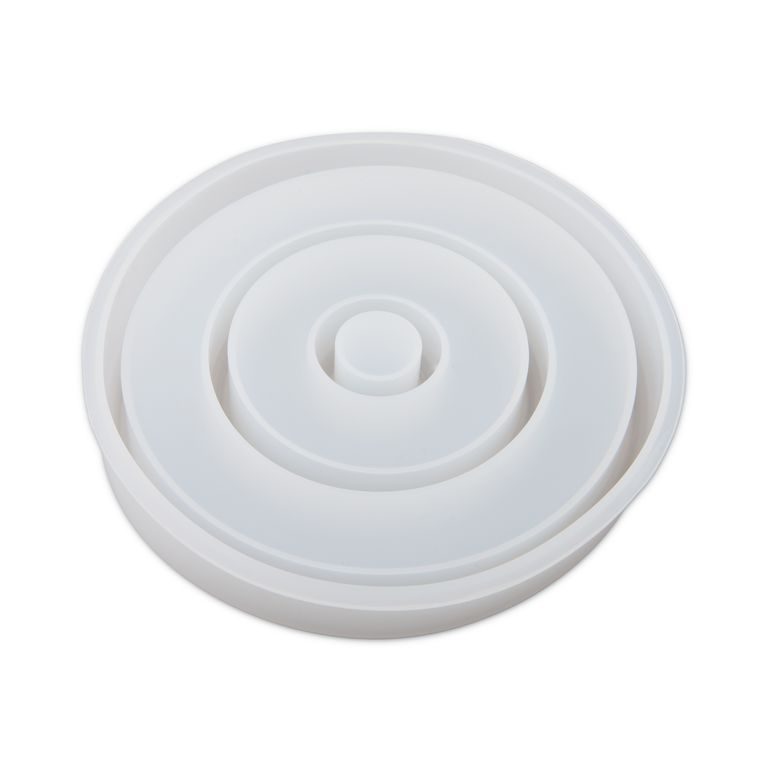 Silicone mould circular holder for 1 candle ⌀140x30mm