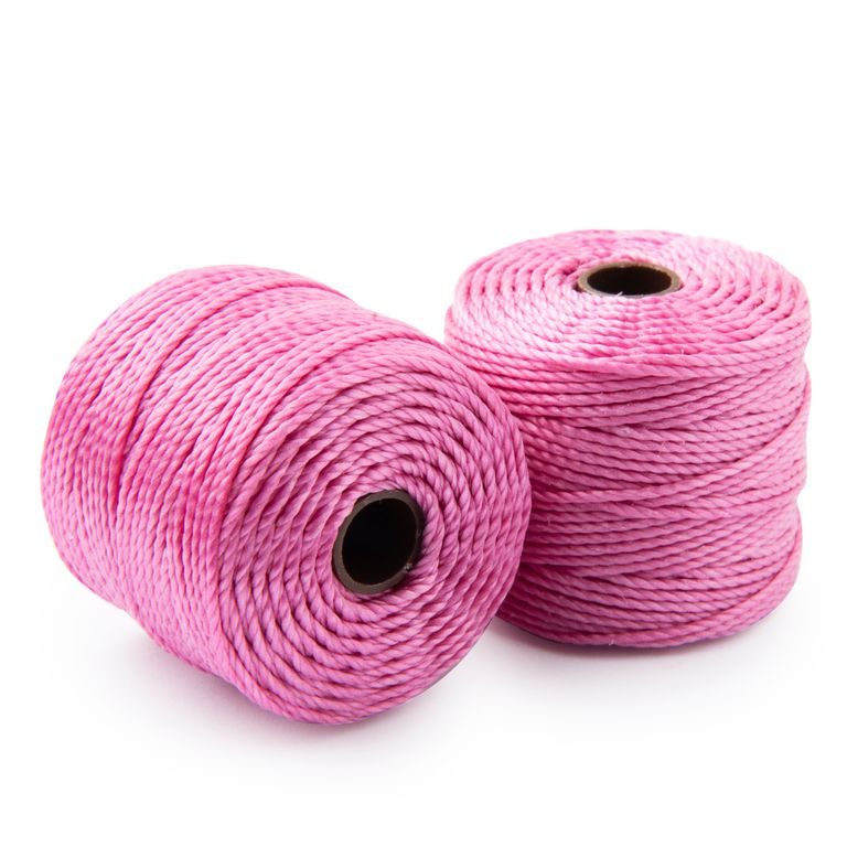 Nylon bead cord 0.9mm light purple