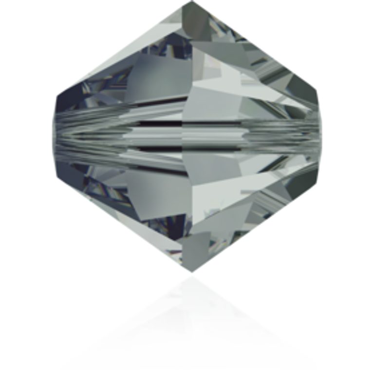 SWAROVSKI 5328 4 mm Black Diamond