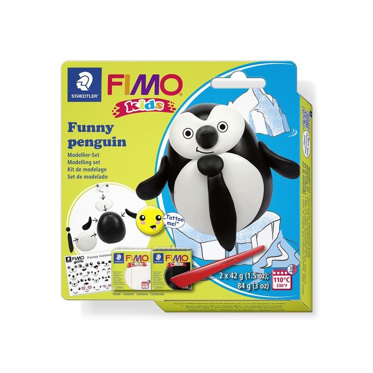 Sada FIMO kids Funny pinguin