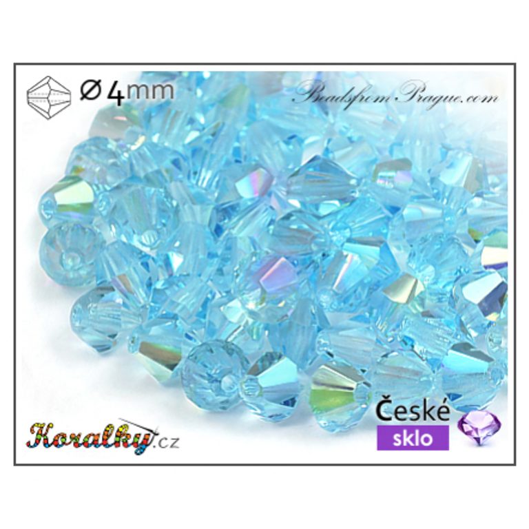 Czech crystal bicone beads 4mm No.75