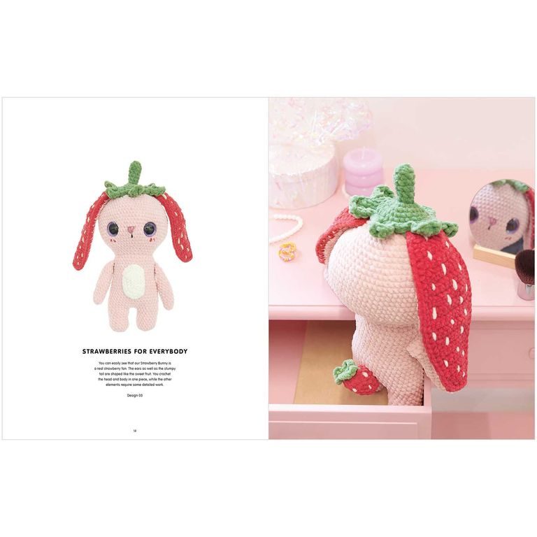 Kniha návodov na háčkovanie Chenillove Veľkí plyšové hračky anglická verzia