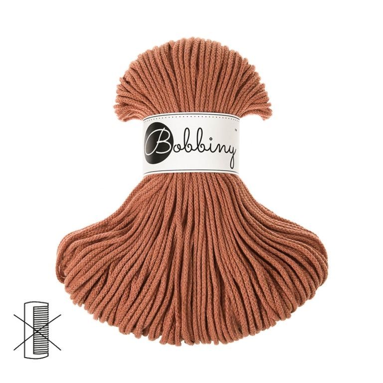 Bobbiny Macramé šňůra Junior 3mm Terracota