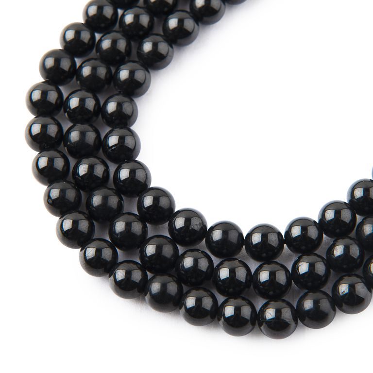 Black Spinel beads 6mm