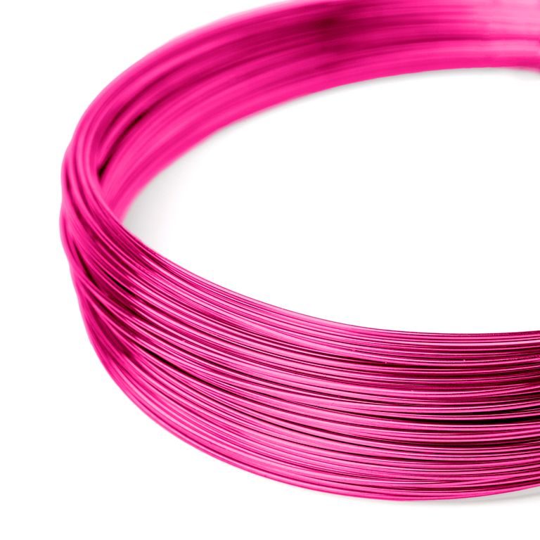 Ružový drôt 0,3mm/5m